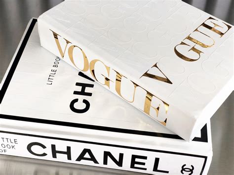 chanel coffee table book white.